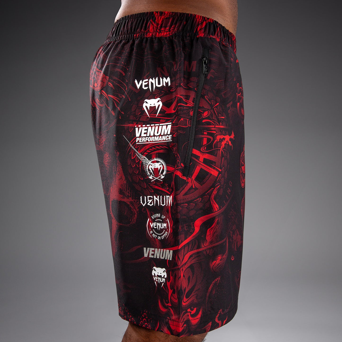 Venum 20th Anniversary Trainingsshorts - Zwart/Rood
