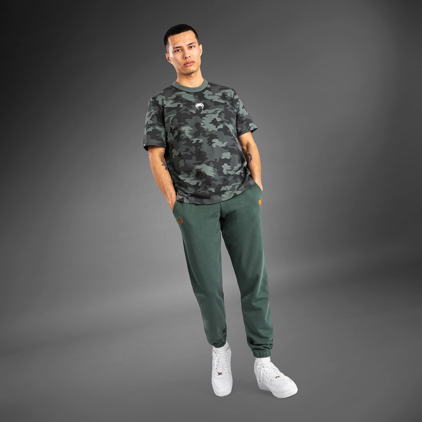 Venum Vortex XL Heren T-Shirt - Khaki Camo