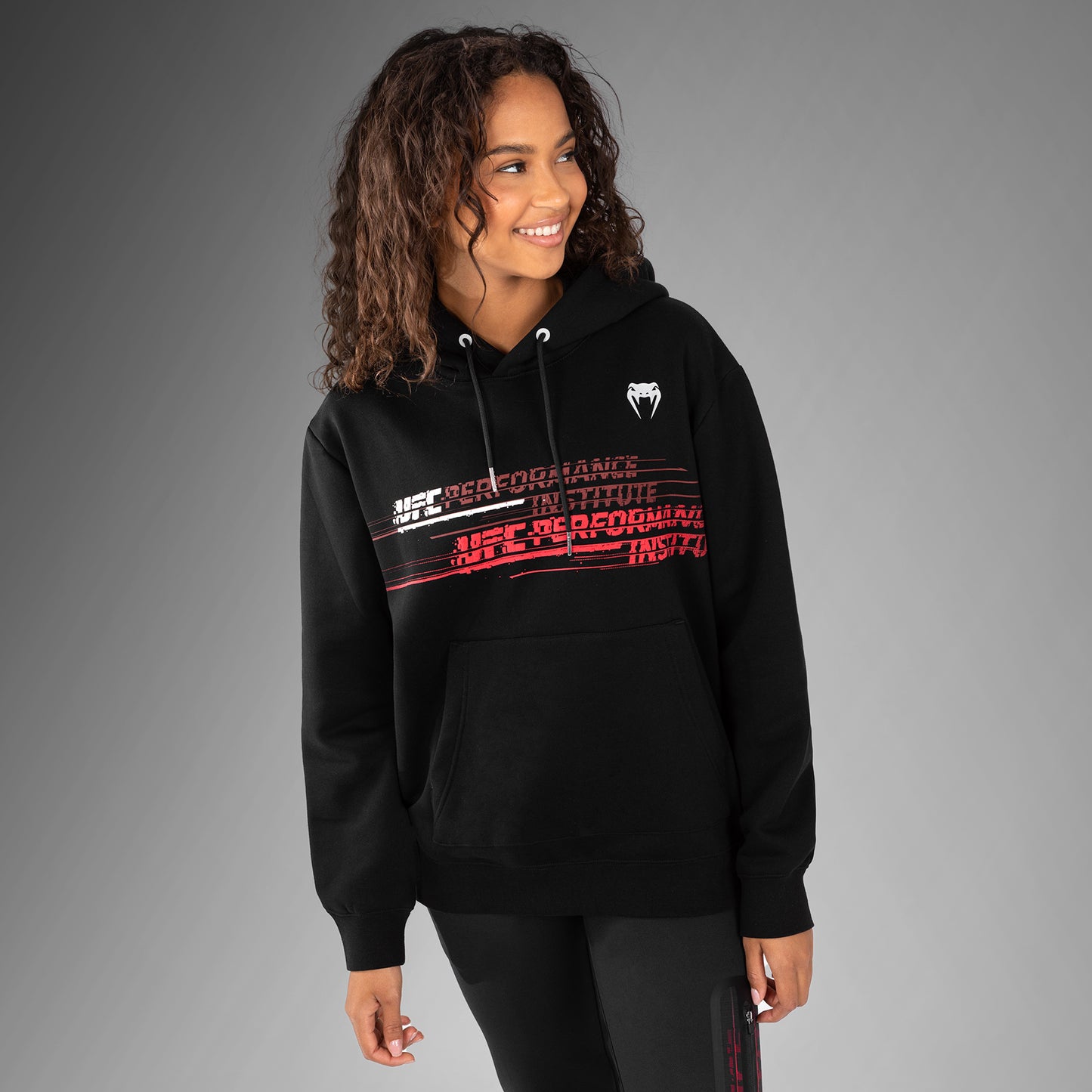 UFC Venum Performance Institute 2.0 Dames Hoodie - Zwart/Rood