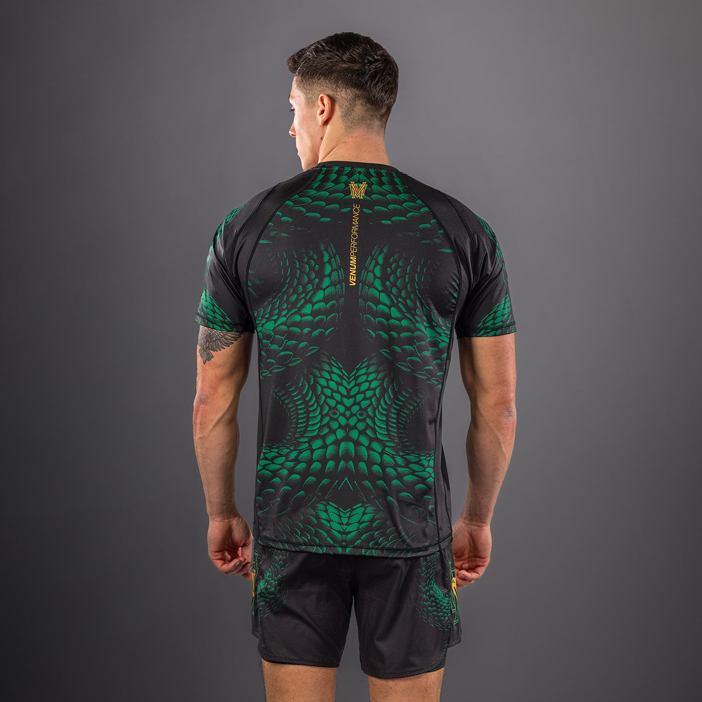 Venum Matupa Dry Tech T-shirt - Zwart/Groen/Goud