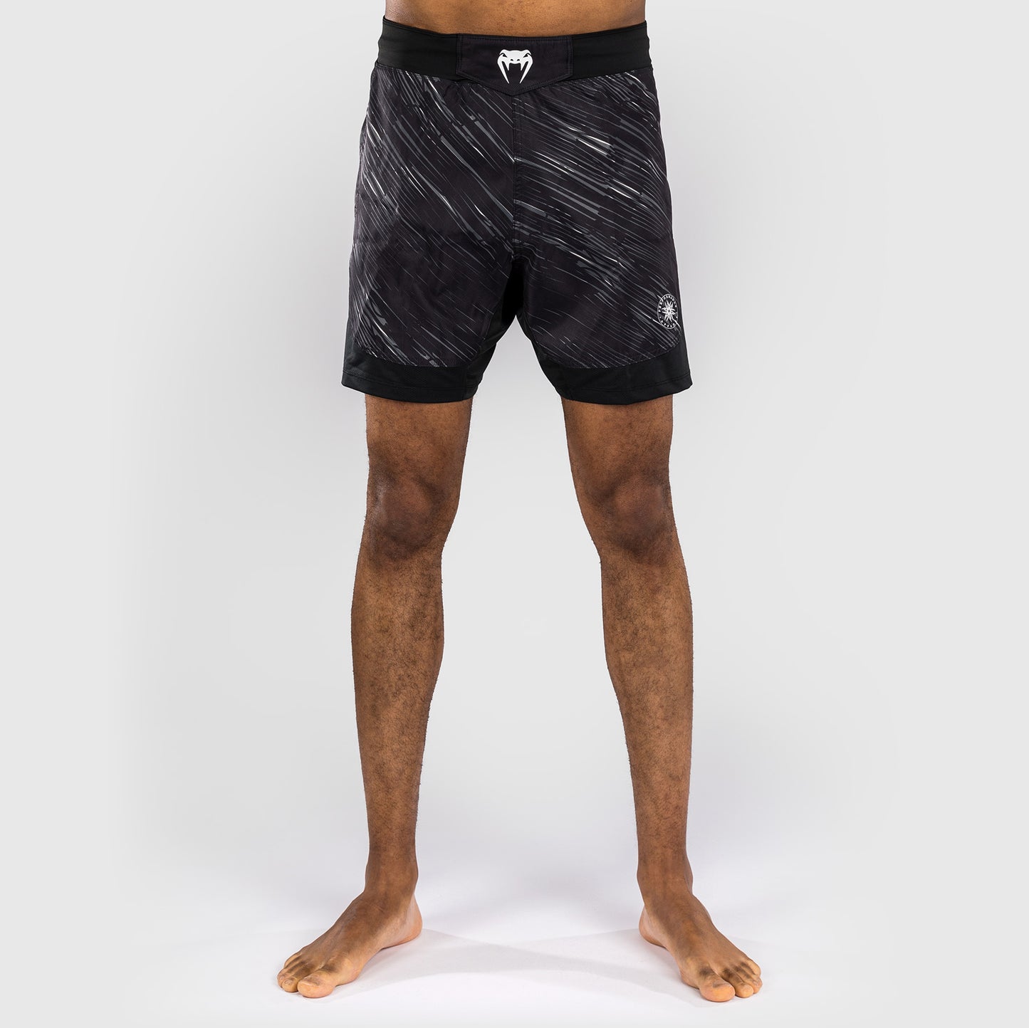 Venum Rapid Fight Shorts - Zwart/Stormgrijs