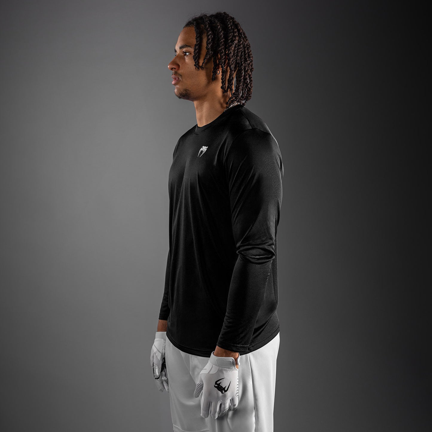 Venum Lineup Performance T-shirt met lange mouwen - Zwart/Wit