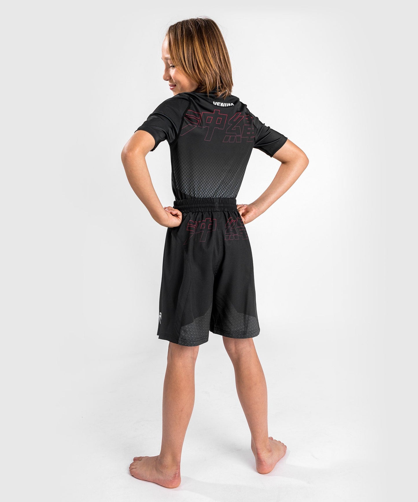 Venum Okinawa 3.0 technisch shirt (zonder mouwen) - voor kinderen - zwart/rood