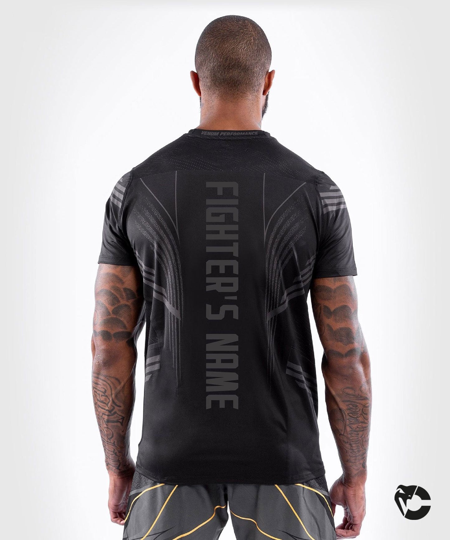 UFC Venum Fighters Authentic Fight Night Walkout Herenshirt - Zwart