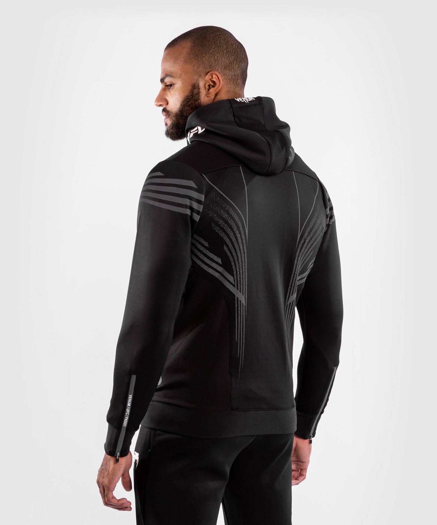 UFC Venum Fighters Authentic Fight Night Walkout Hoodie voor heren - Zwart