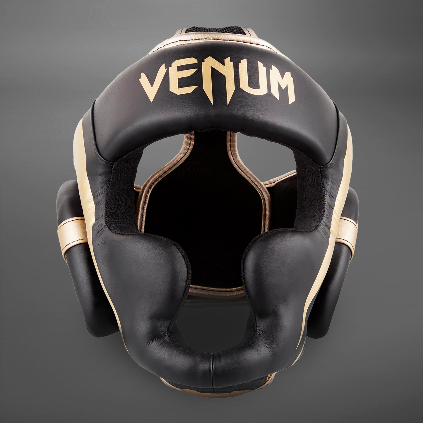 Venum Elite hoofdbeschermer - Zwart/Goud
