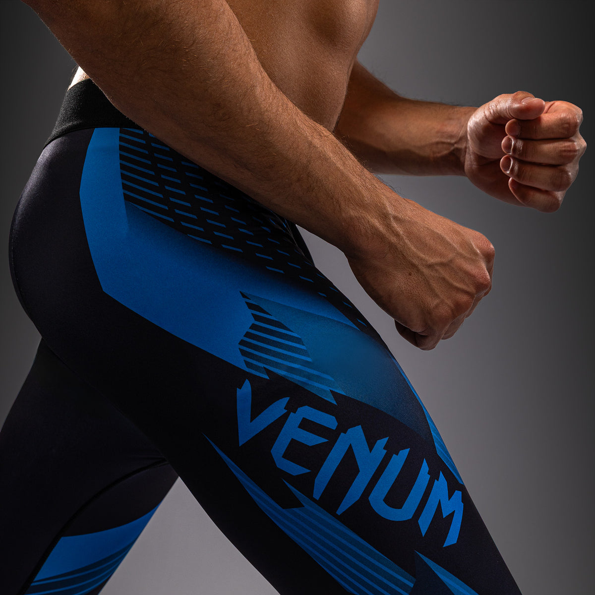 Venum No-Gi 6.0 Spats - Zwart/Blauw