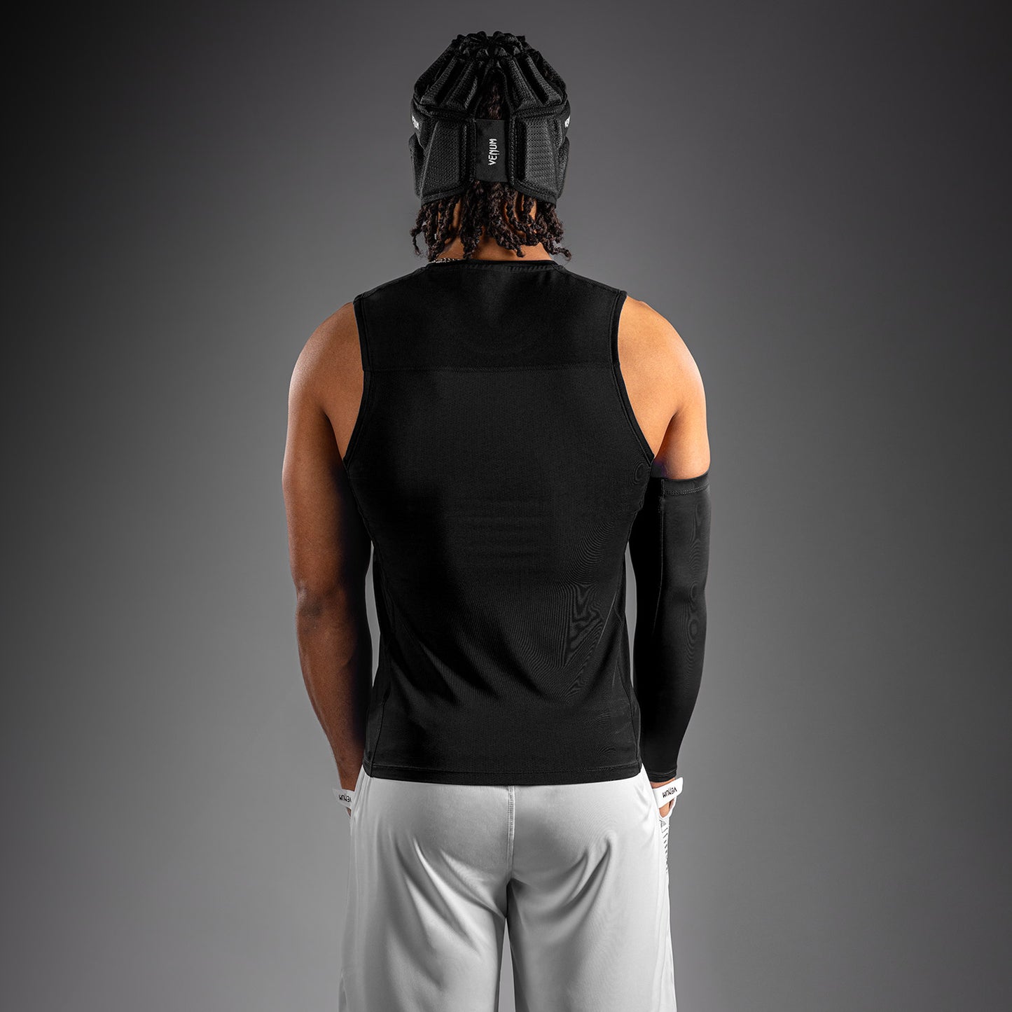 Venum Elite Football Mouwloos Compressie T-shirt - Zwart