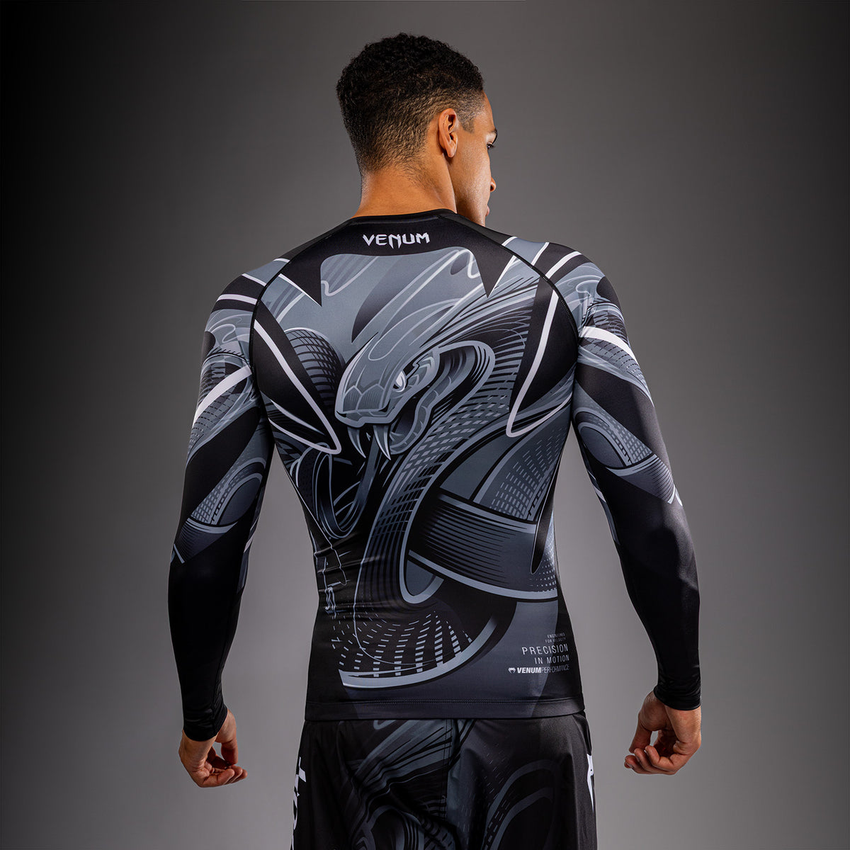 Venum Crimson Viper 2.0 Rashguard met lange mouwen - Zwart/Grijs