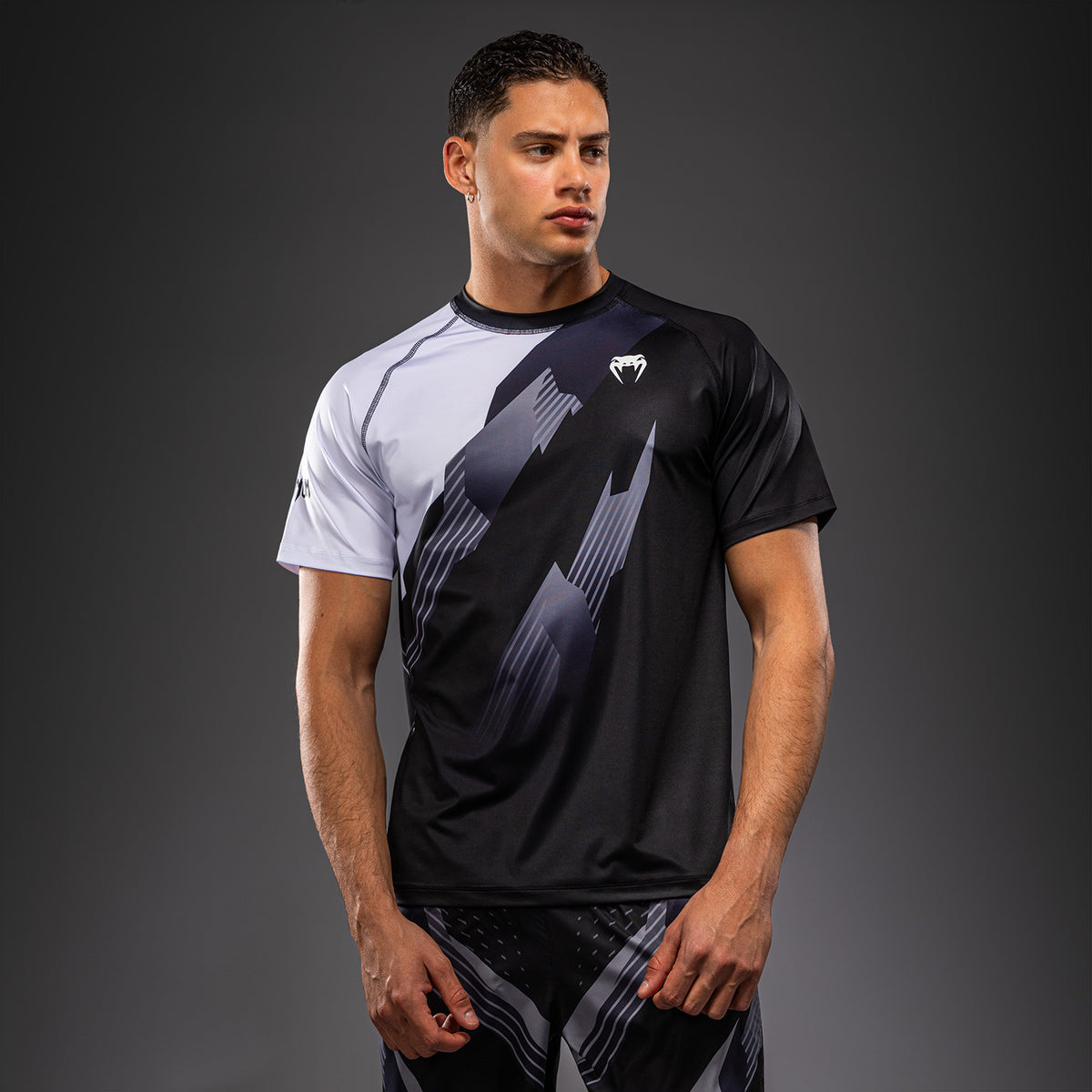 Venum No-Gi 6.0 Dry Tech T-shirt - Zwart/Wit