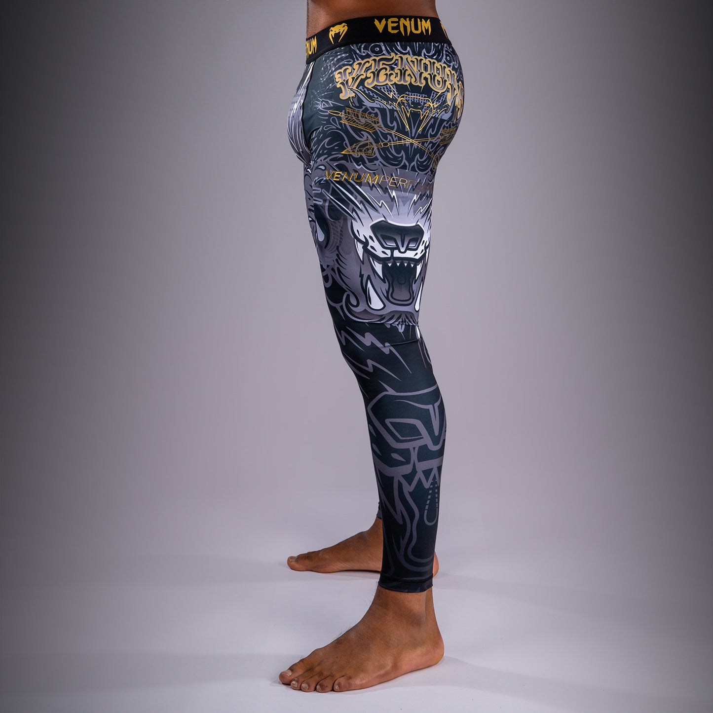 Venum Wolf Atak Spats – Zwart/Grijs
