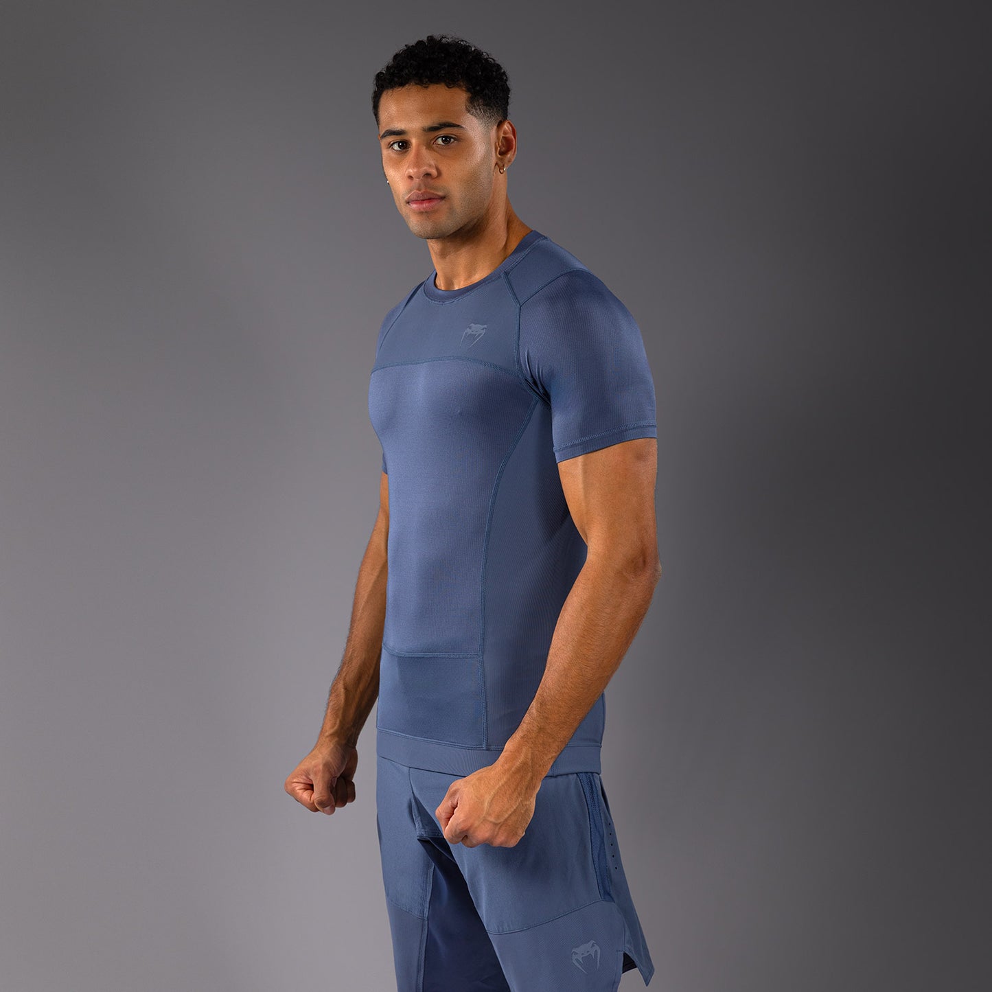 Venum G-Fit Air Korte Mouw Rashguard Heren - Mistblauw