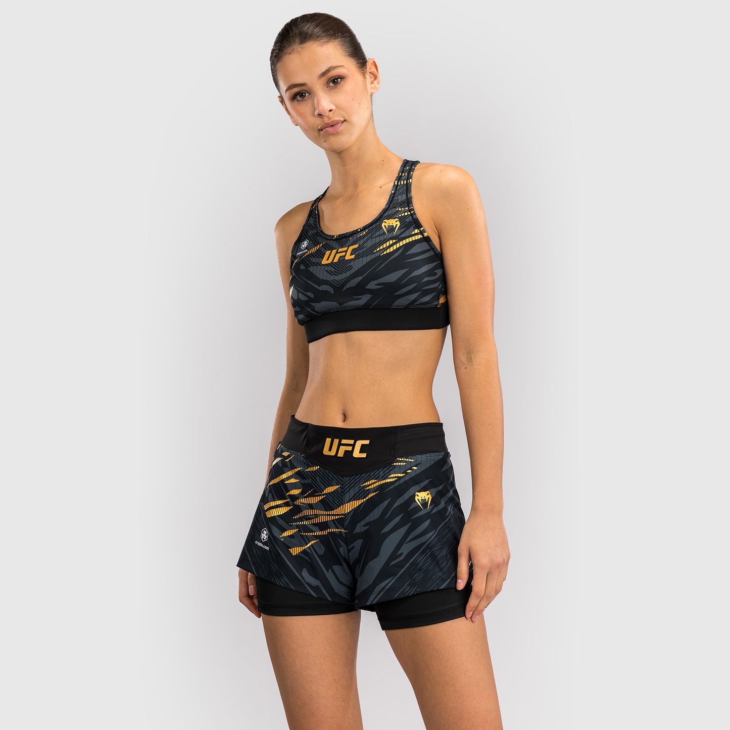 UFC Fusion by Venum Personalized Authentic Fight Night Fight Shorts voor Dames - Kampioen