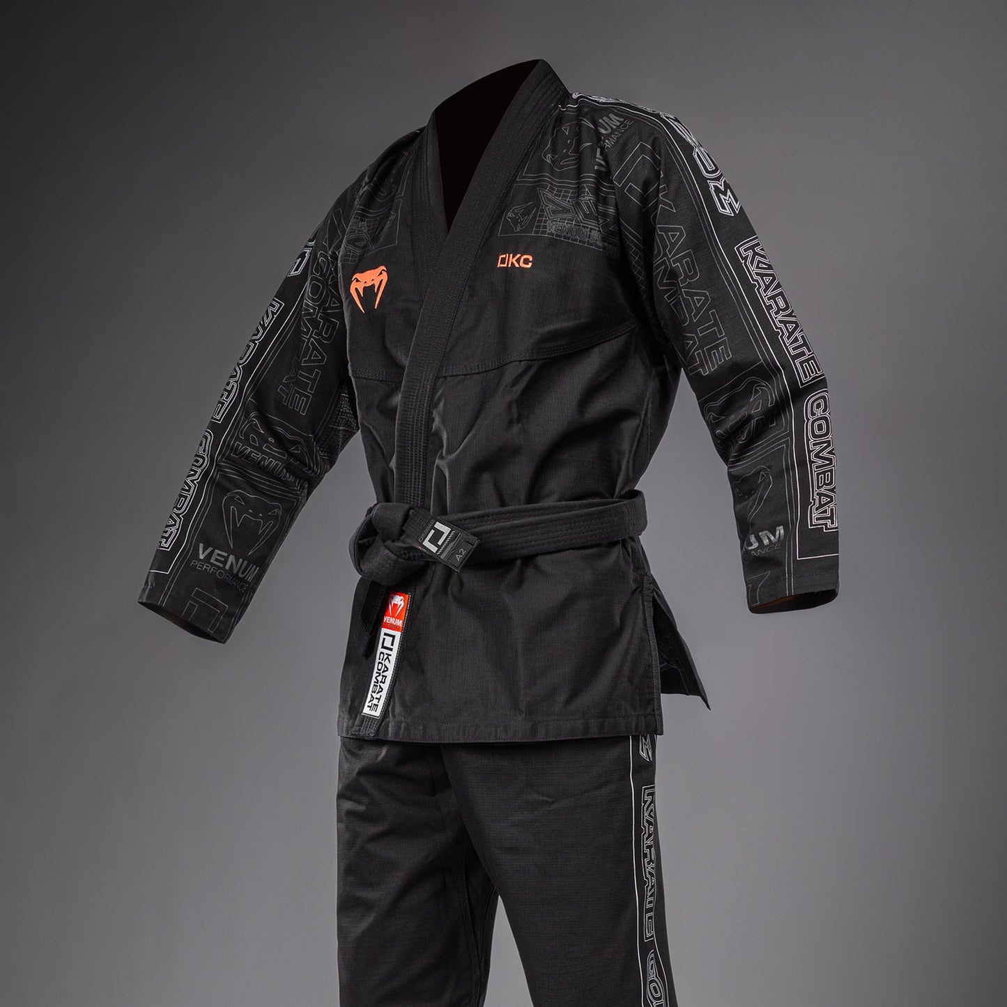 Karate Combat by Venum BJJ Gi – Zwart/Grijs
