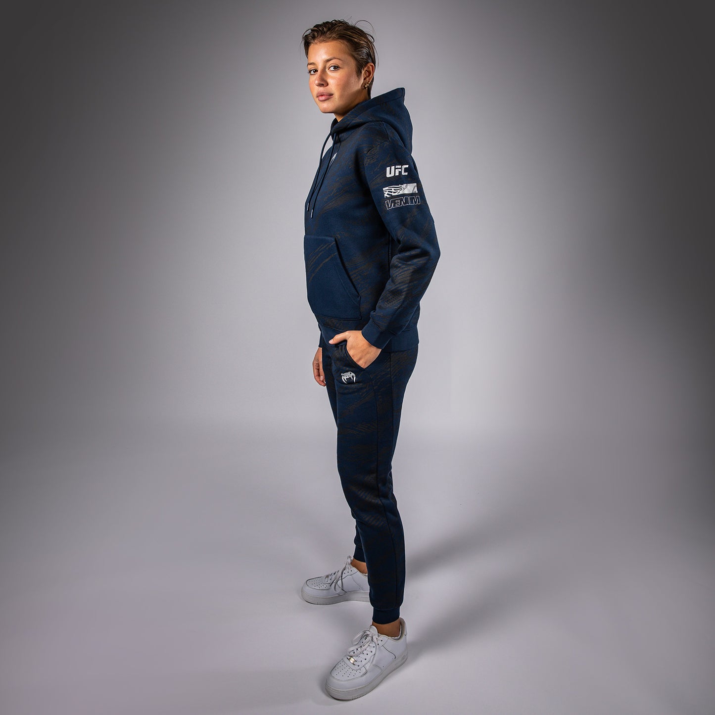 UFC Fusion by Venum Fight Week Hoodie voor Dames - Oceaanblauw