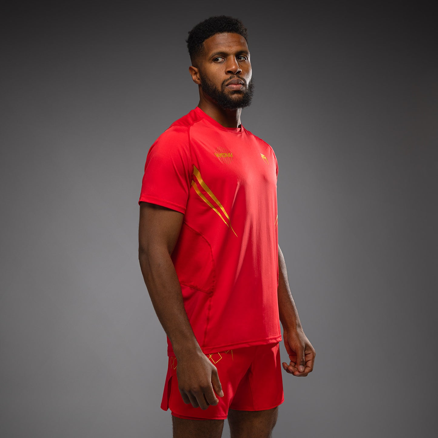 Venum x WOW FC Dry-Tech T-Shirt - Fury Rood/Goud