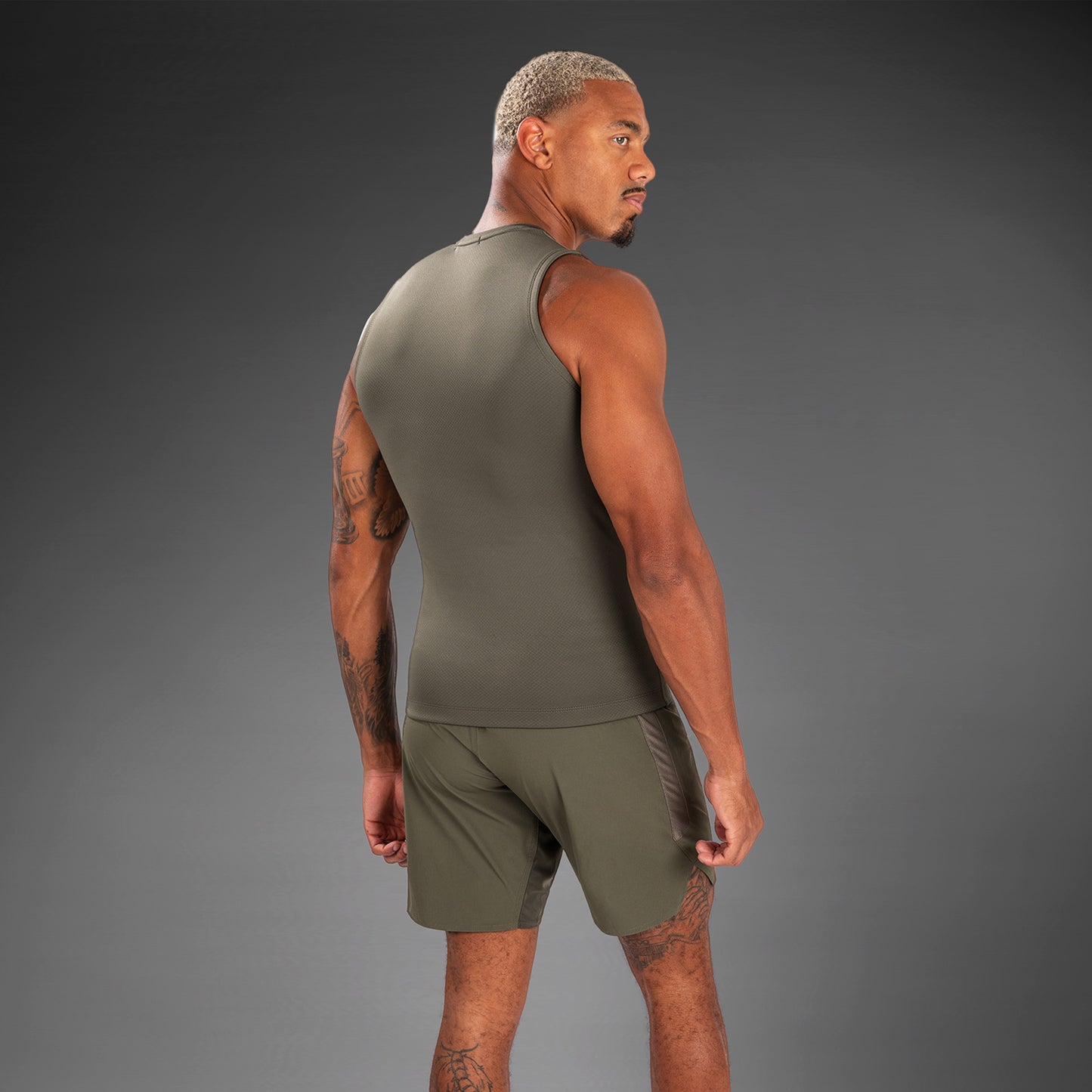Venum Contender Heren mouwloze beschermer - Khaki