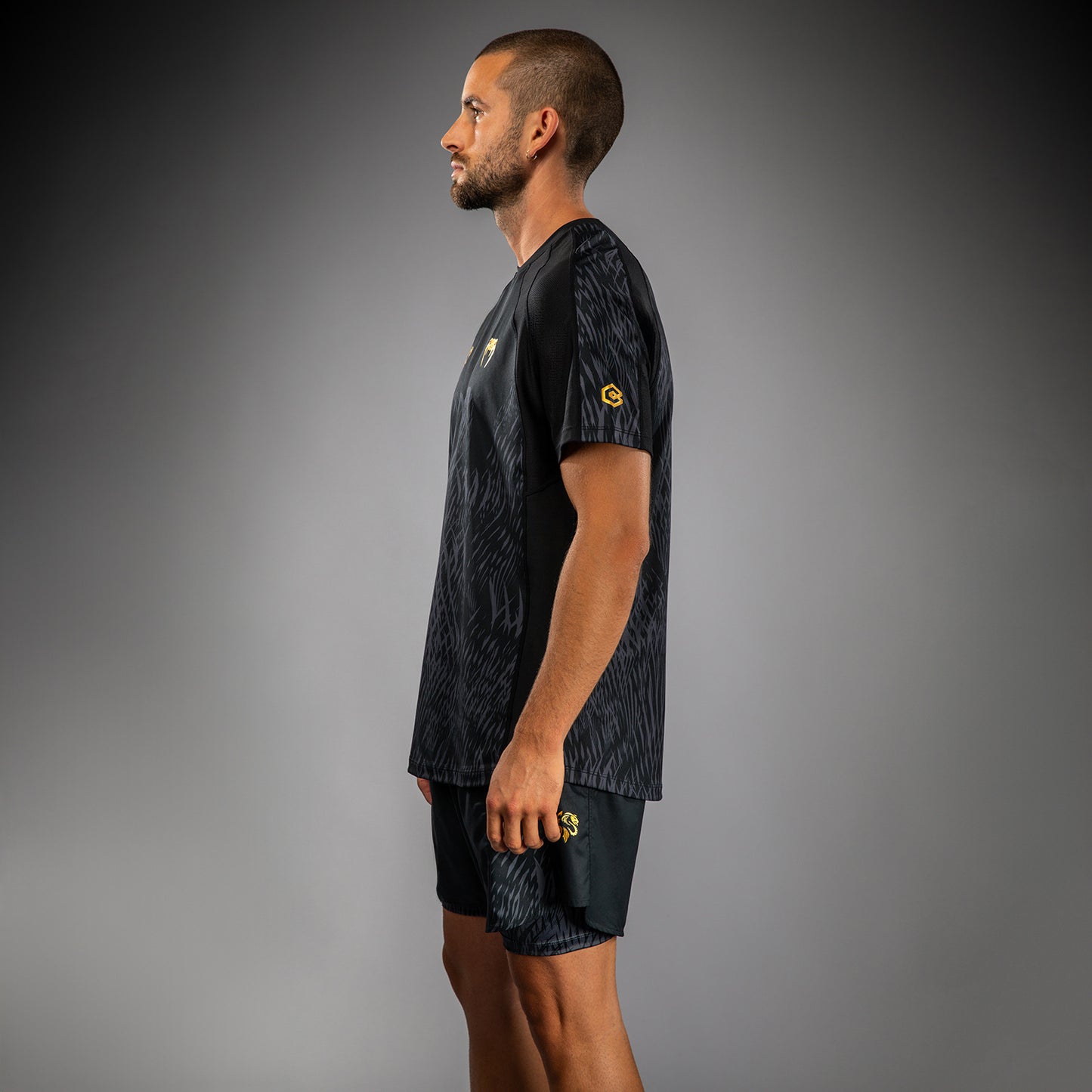 Venum x Chimaev Dry-Tech Shirt - Zwart/Grijs