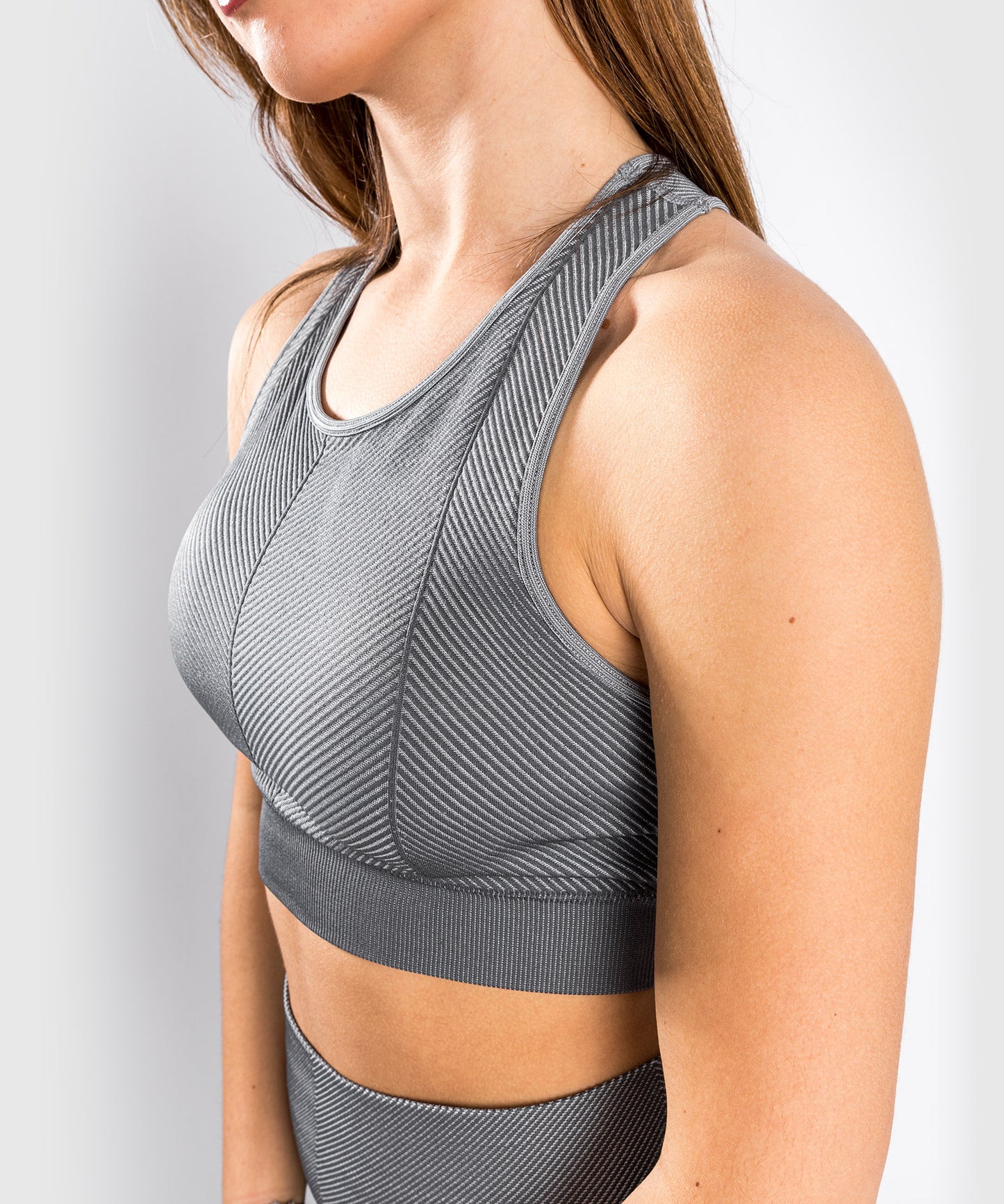 Venum Sparring Seamless sportbeha  - Donkergrijs