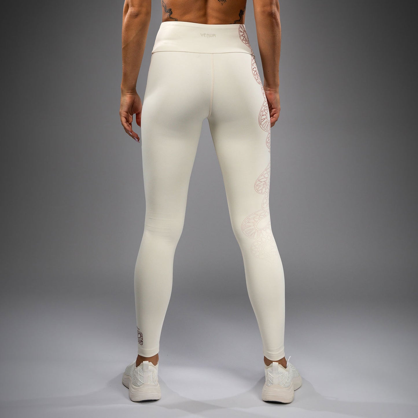 Venum Serpenti Dameslegging – Ivoor/Bordeaux