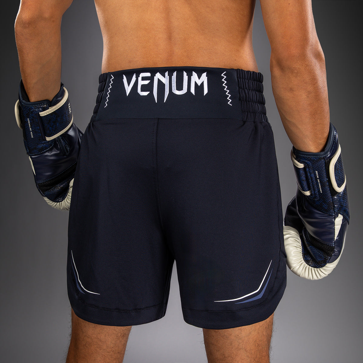 Venum G-Core Boksshort - Marineblauw/Wit