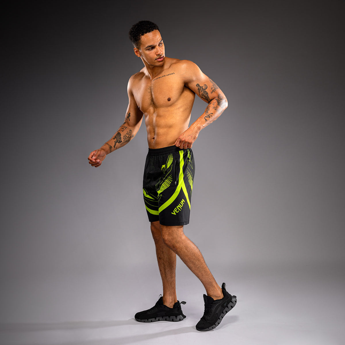 Venum Amazonia Reborn Trainingsshort - Zwart/Groen