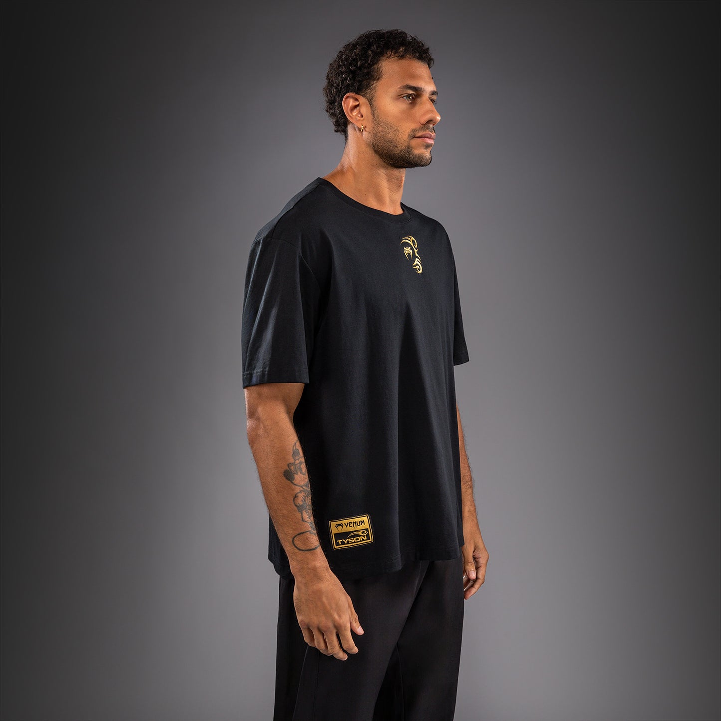 Venum x Mike Tyson Tiger T-shirt - Zwart/Goud