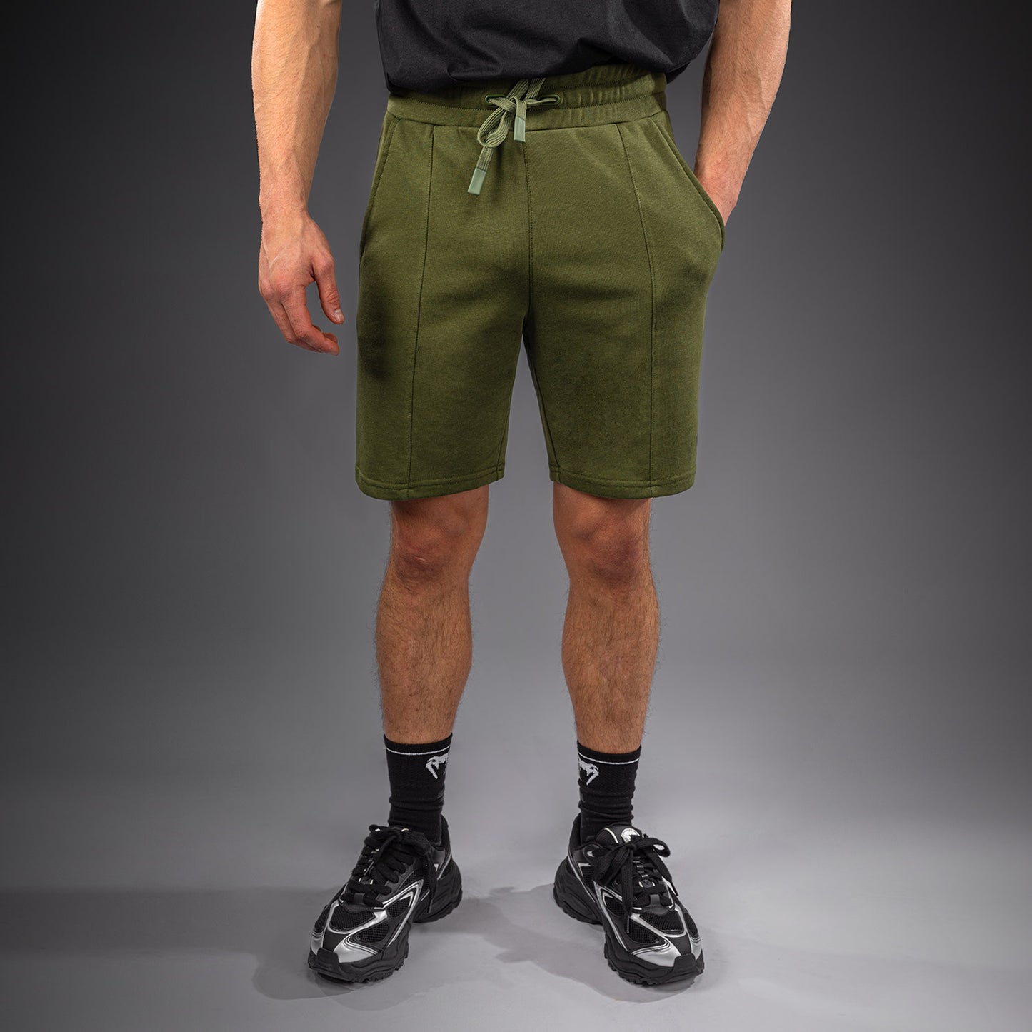 Venum Classic Fleece Katoenen short – Kaki