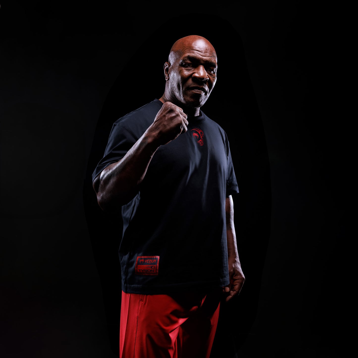 Venum x Mike Tyson Tiger T-shirt - Diep Zwart