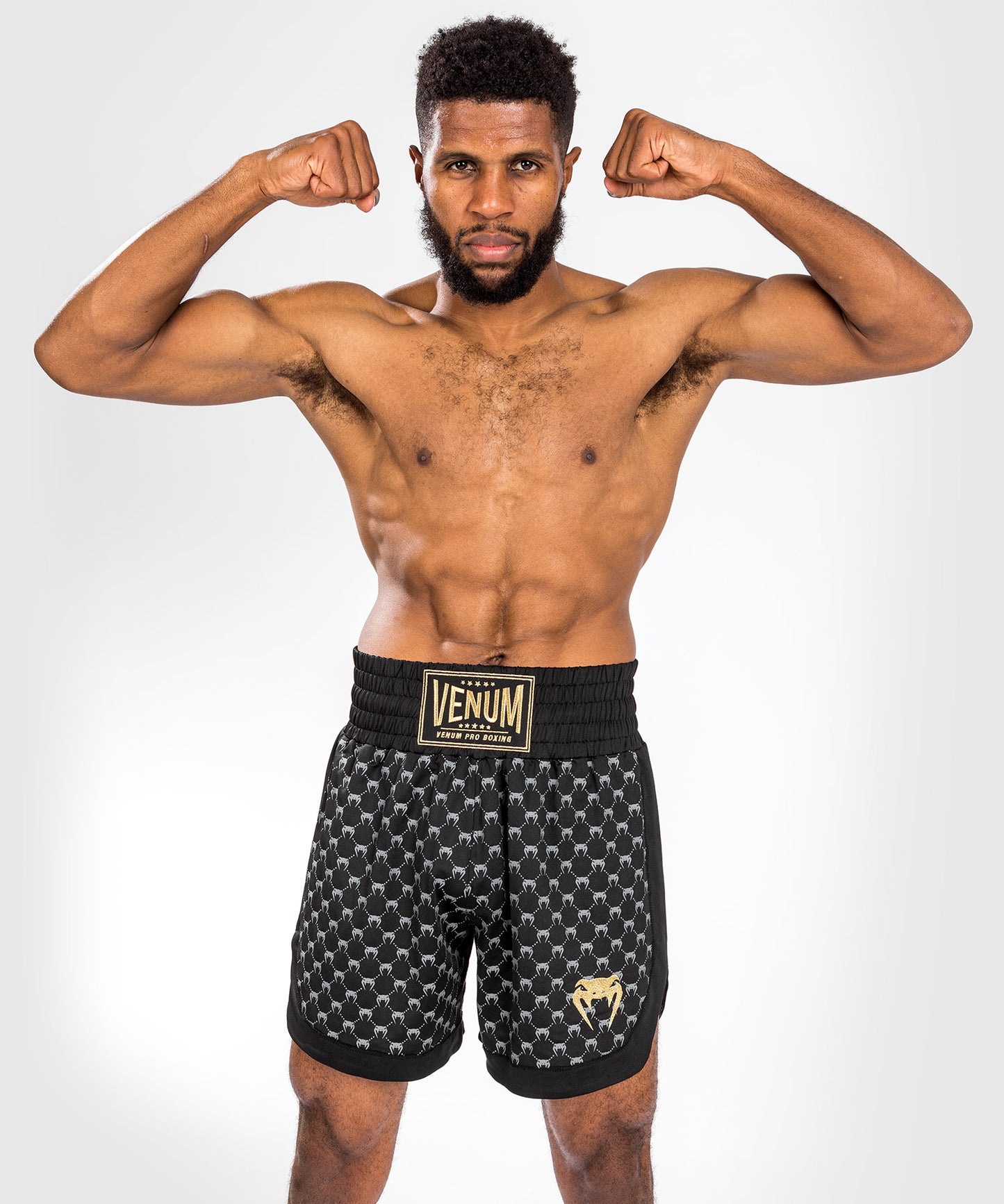 Venum Monogram Boxing Shorts - Zwart