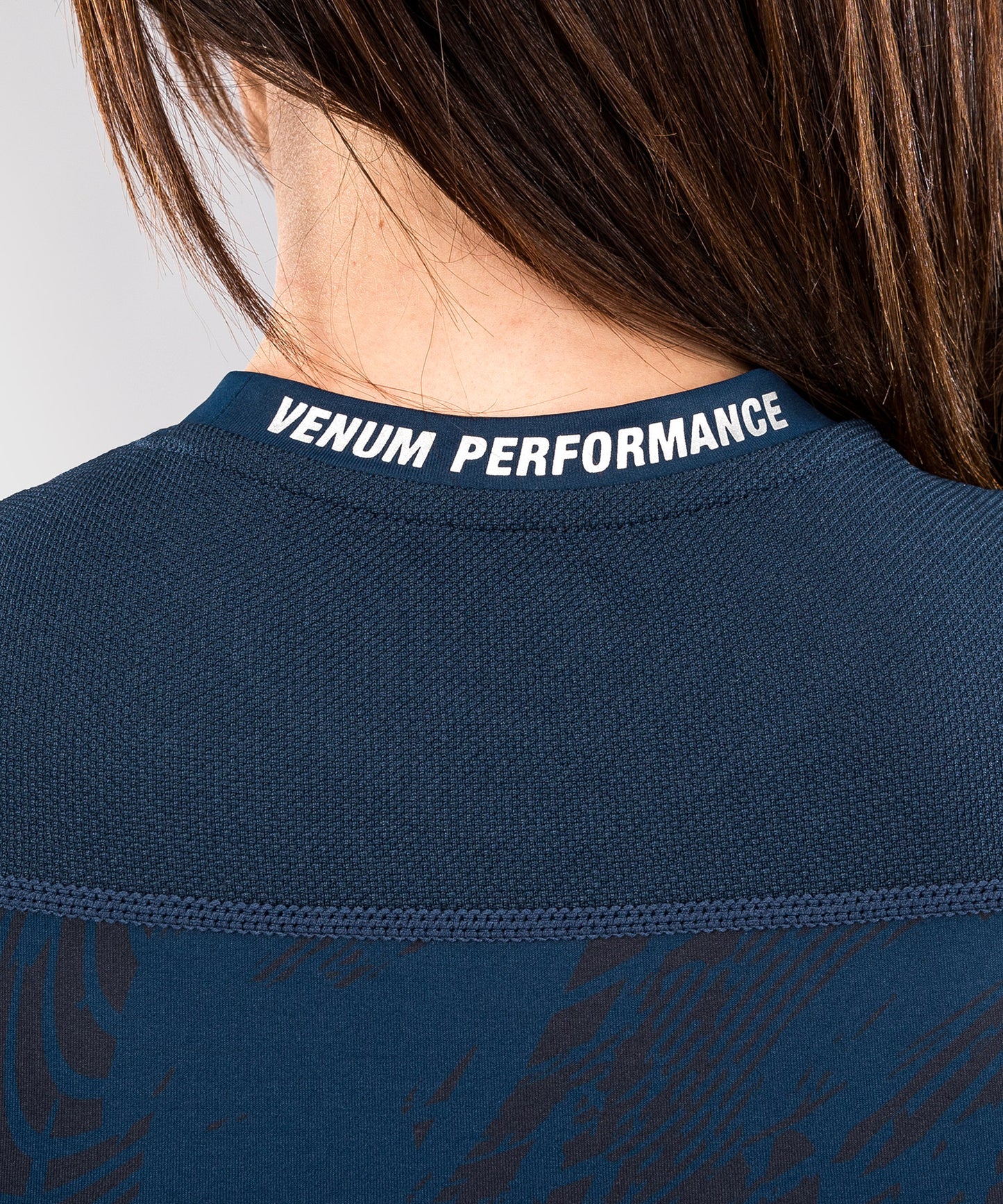 UFC Fusion by Venum Fight Week Korte Mouwen Performance Rashguard voor Dames - Oceaanblauw