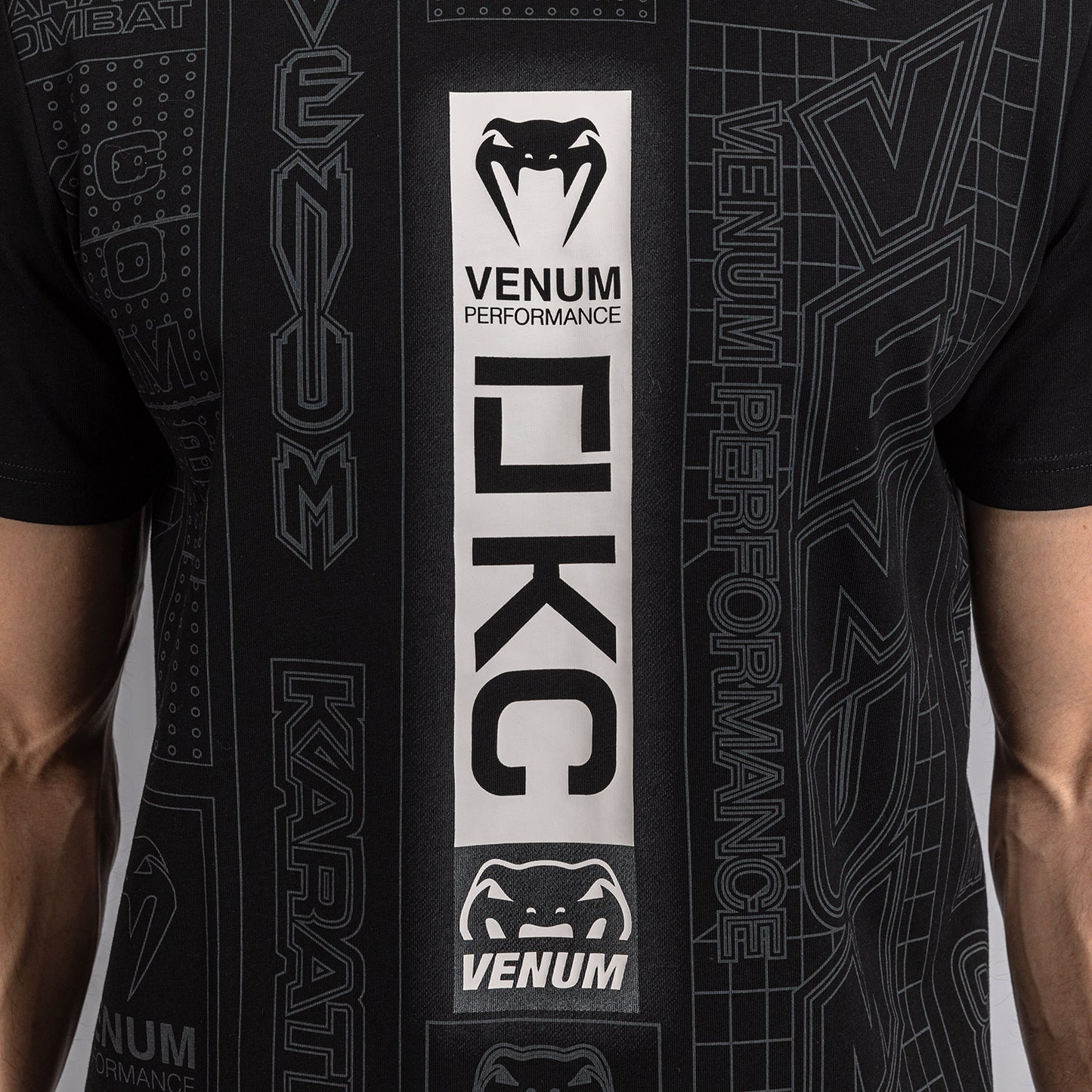 Karate Combat by Venum T-shirt – Zwart/Grijs