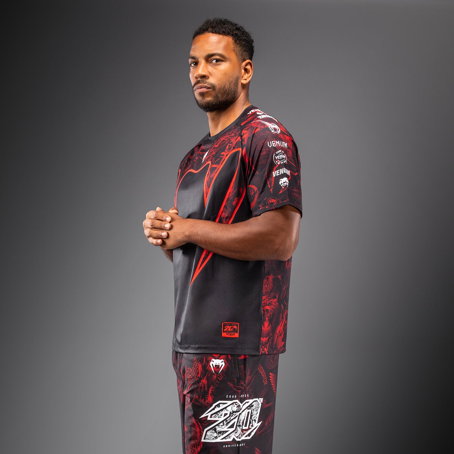 Venum 20th Anniversary Dry-Tech T-shirt - Zwart/Rood