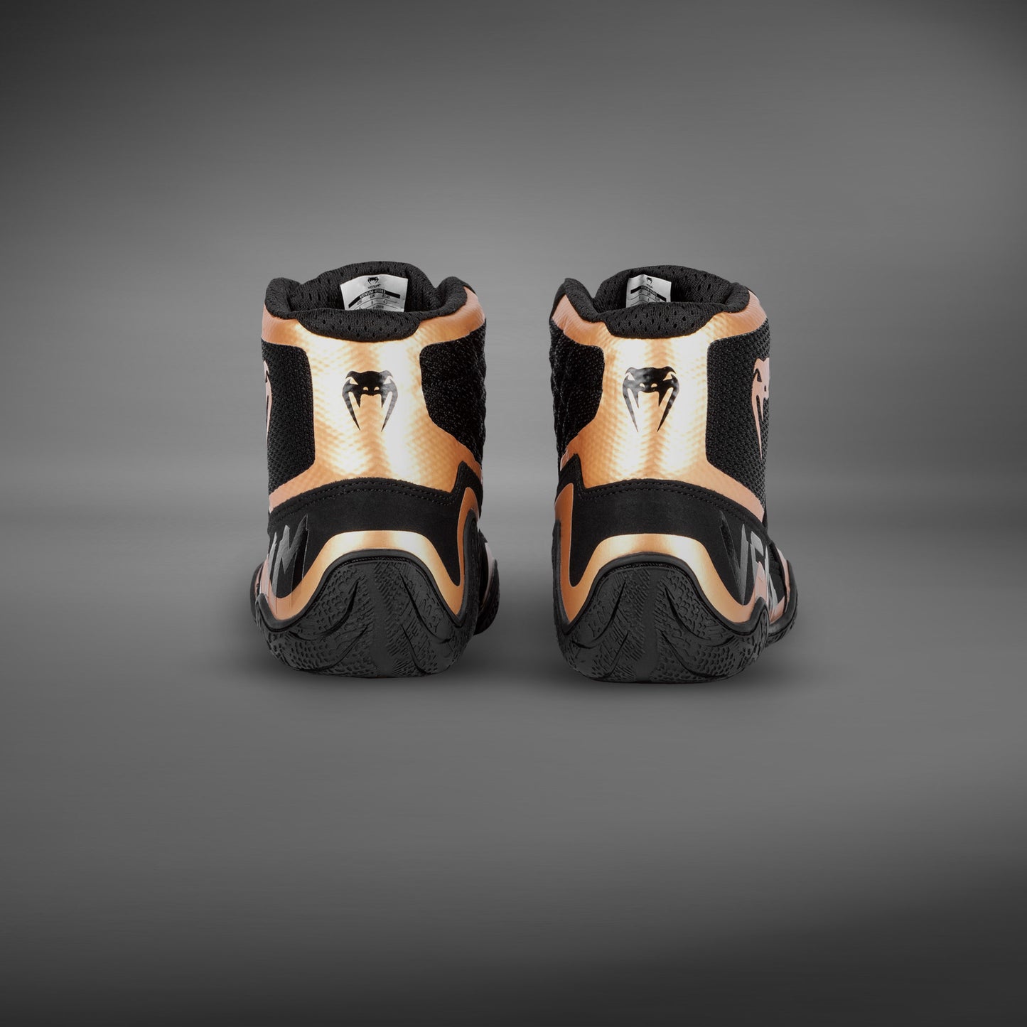 Venum Elite Worstelschoenen - Zwart/Brons