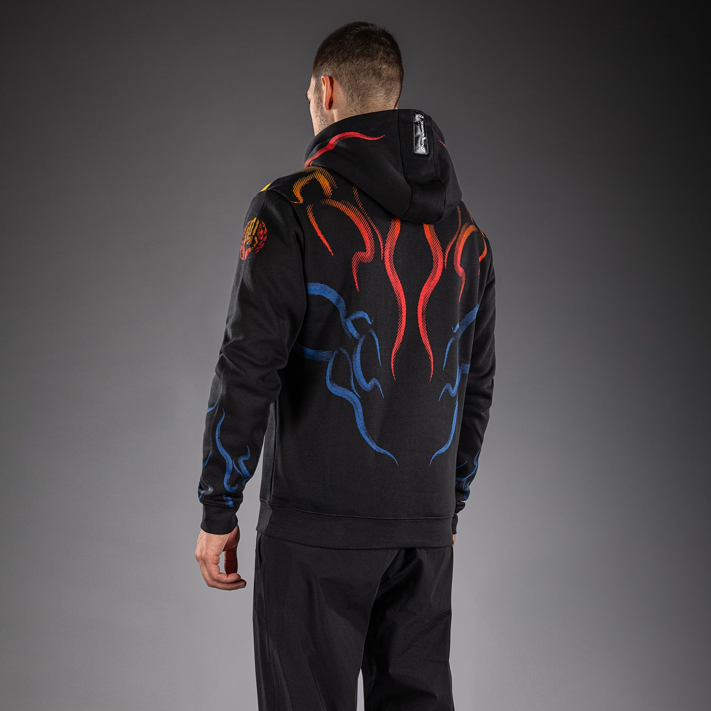 Venum x TEKKEN 8 Hoodie met Rits - Yoshimitsu - Zwart/Oranje