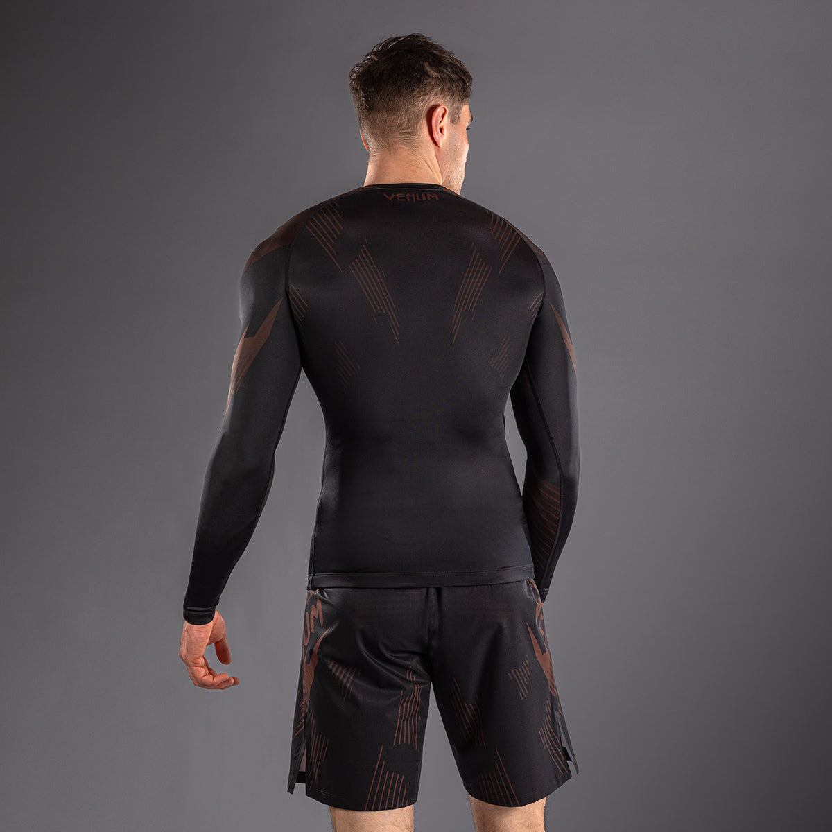 Venum No-Gi 6.0 Rashguard met lange mouwen - Zwart/Bruin