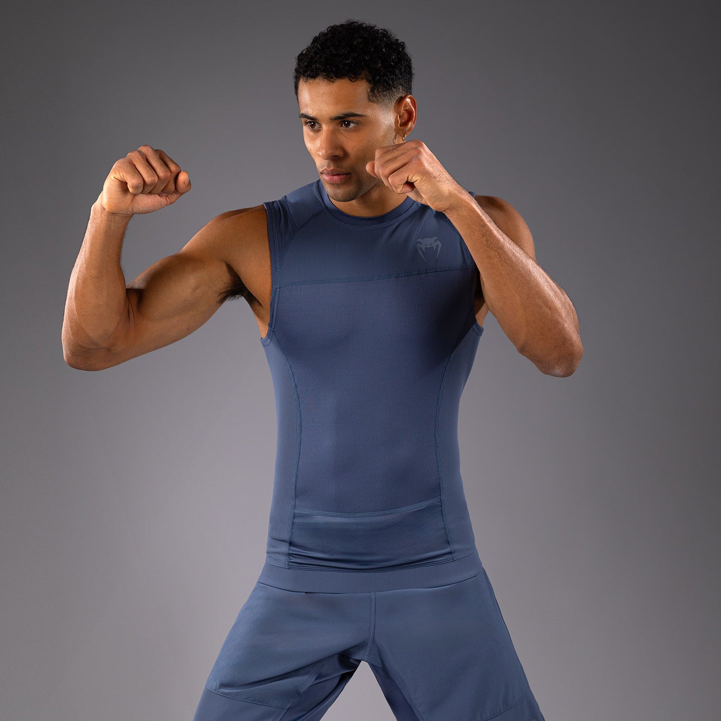 Venum G-Fit Air Mouwloze Rashguard Heren - Mistblauw