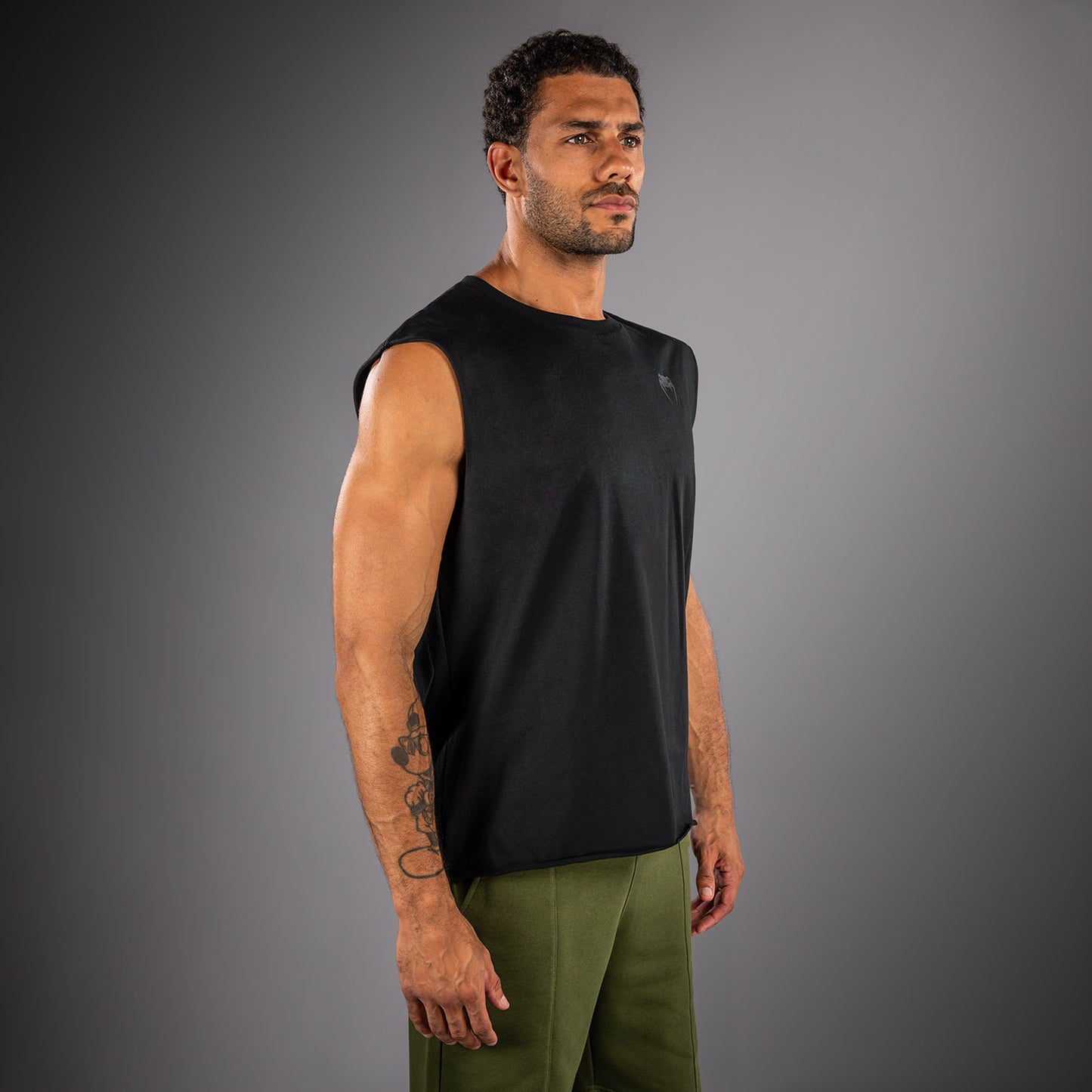 Venum Divide Mouwloos T-shirt - Zwart
