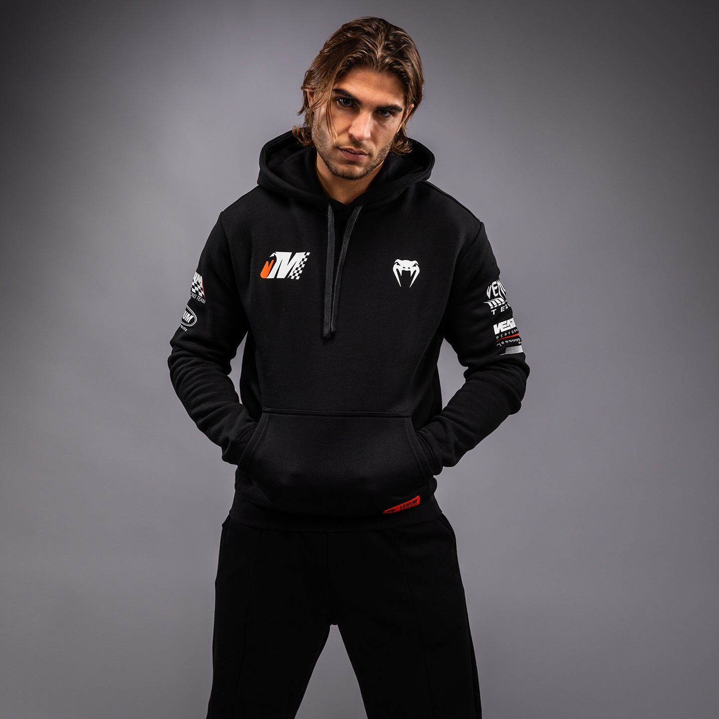 Venum Motorsport Hoodie - Diep Zwart