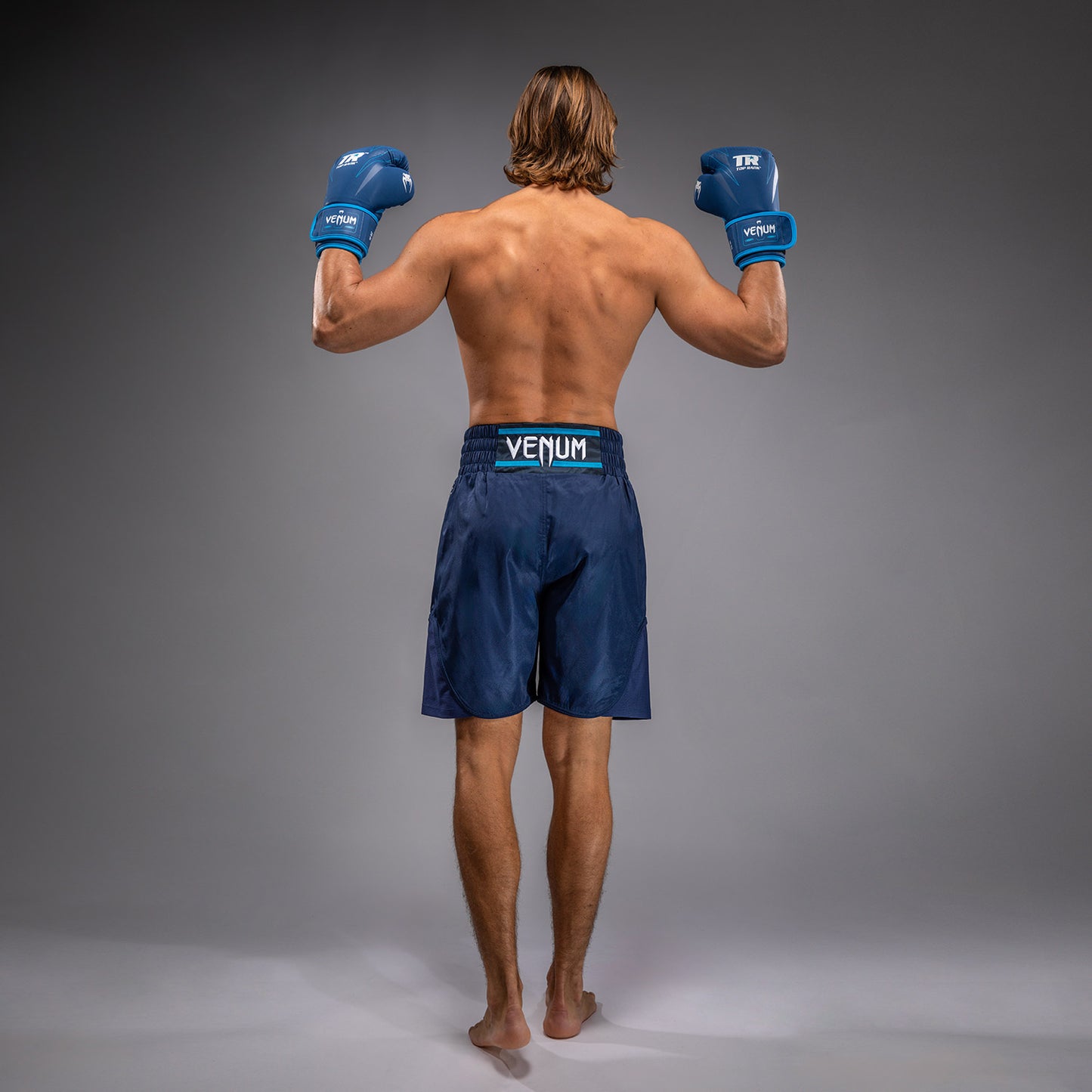 Venum x Top Rank Original Heren Bokshorts - Marineblauw