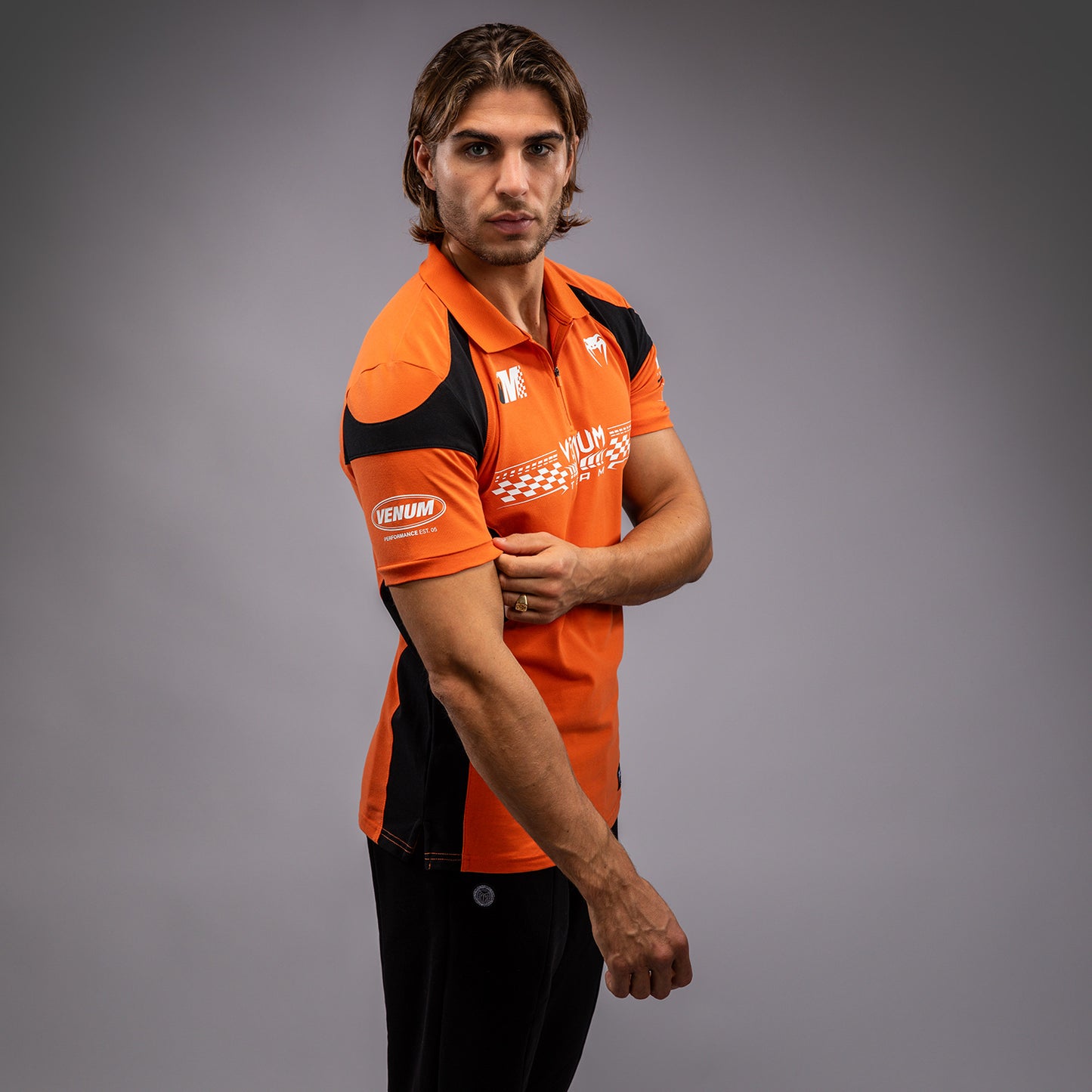 Venum Motorsport Katoenen Polo - Tangerine