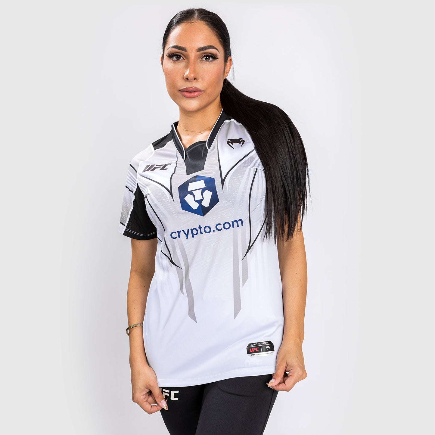 UFC Venum Authentic Fight Night 2.0 Vrouwen Walkout Jersey - Wit