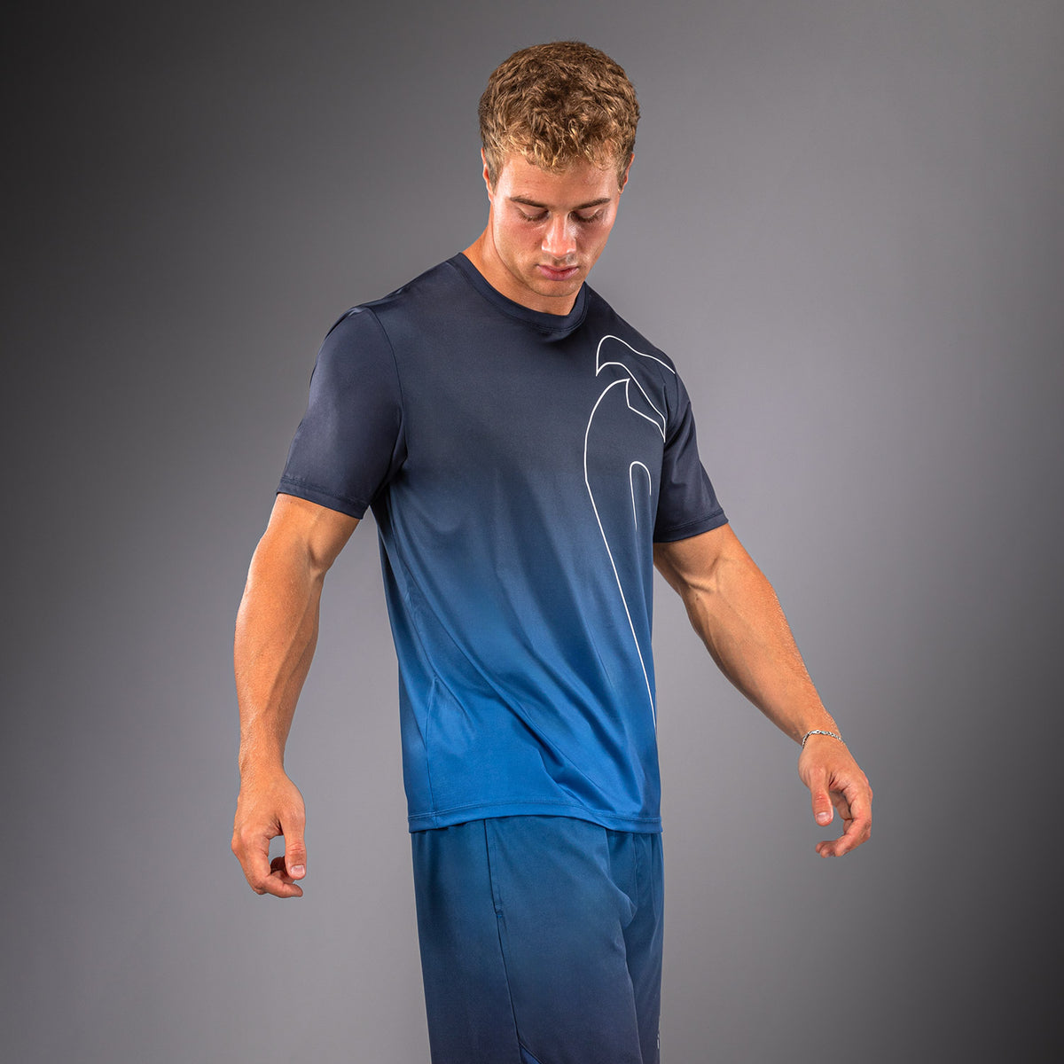 Venum Giant Shift Dry Tech T-shirt - Donker marineblauw/Blauw
