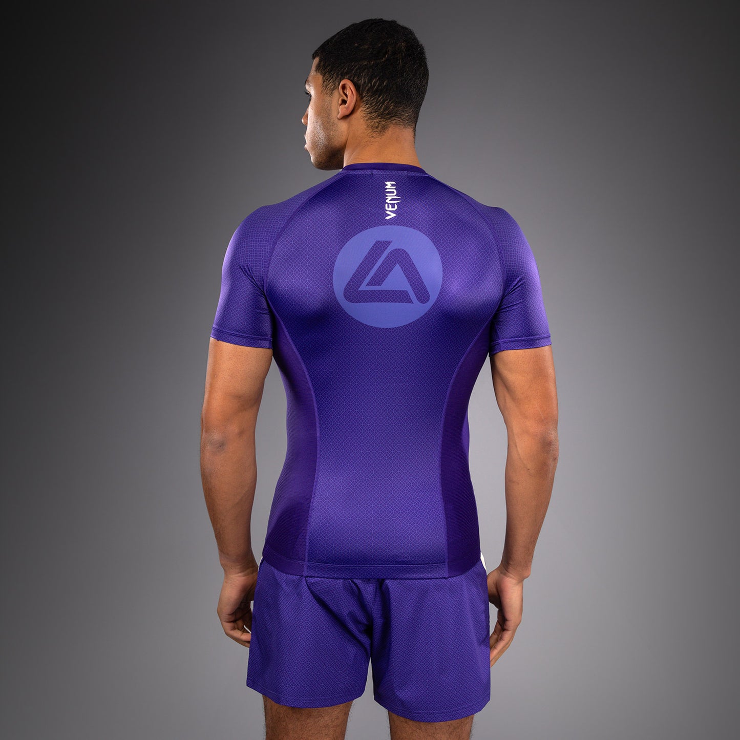Venum x Roger Gracie Academy Rashguard met korte mouwen - Paars