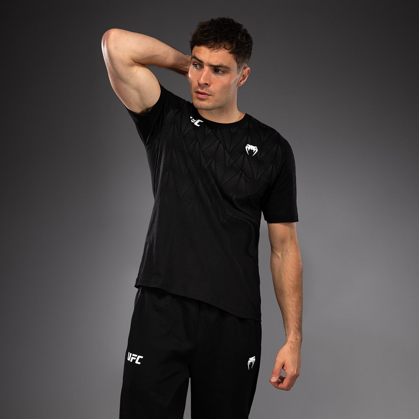 UFC Zenith by Venum Replica T-shirt Heren - Zwart