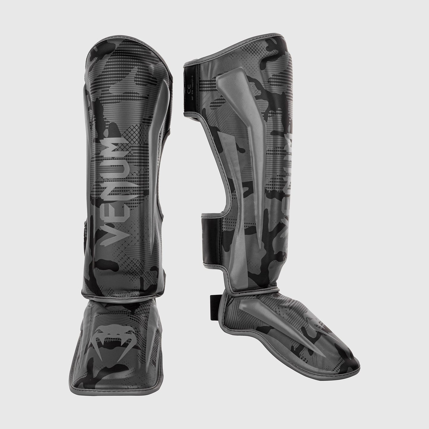 Venum Elite Scheenbeschermer - Zwart Camo