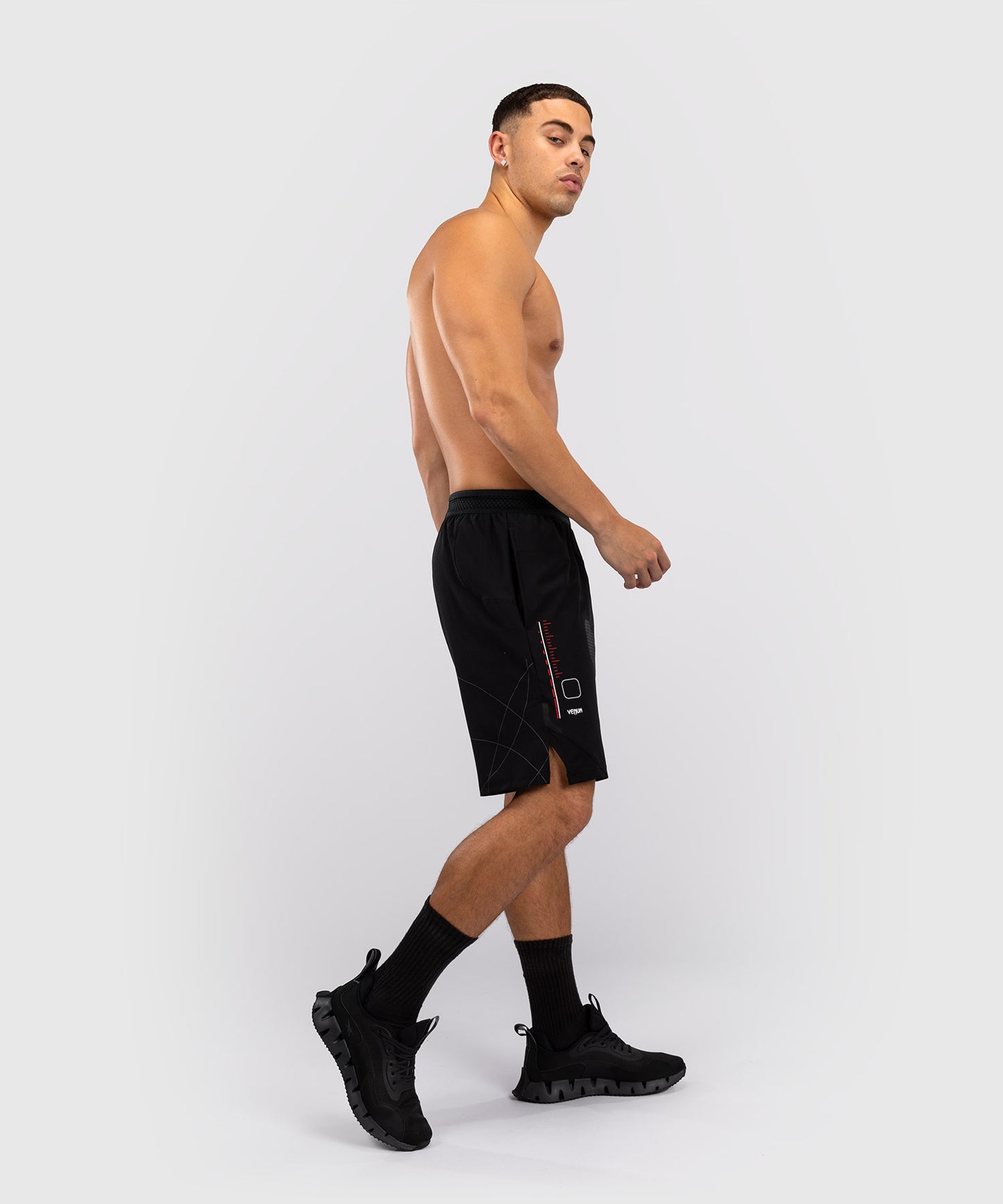 Venum Tactical XT  Trainingsshort heren - Zwart/Vuurrood