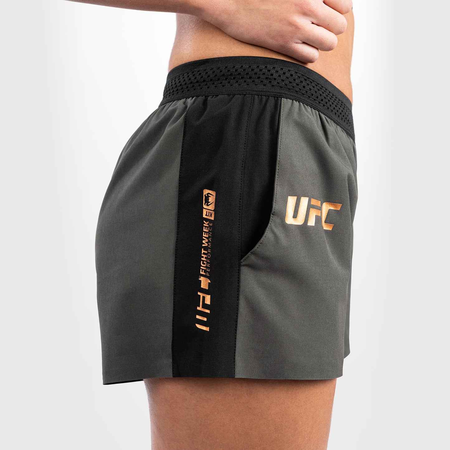 UFC Adrenaline by Venum Fight Week Women's Performance Short - Khaki