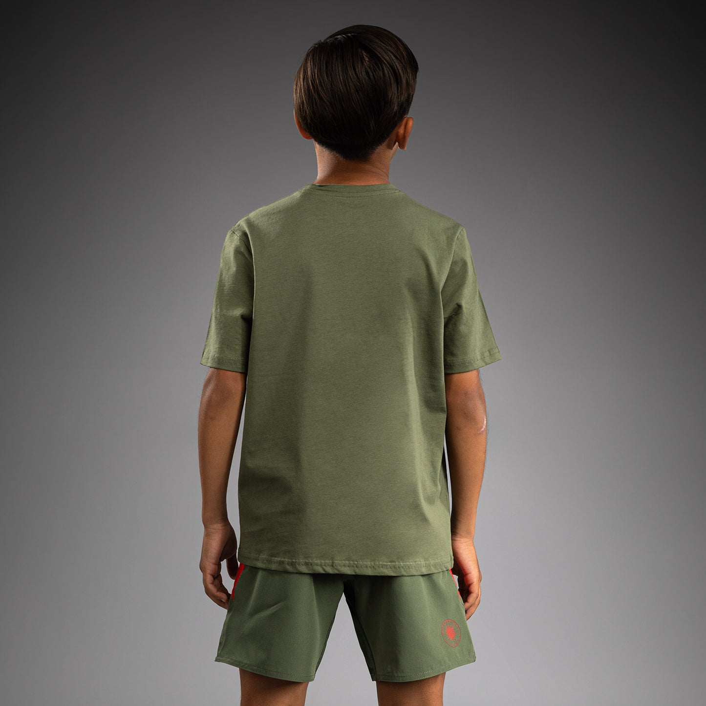 Venum Contender T-shirt voor Kinderen - Army Green/Orange
