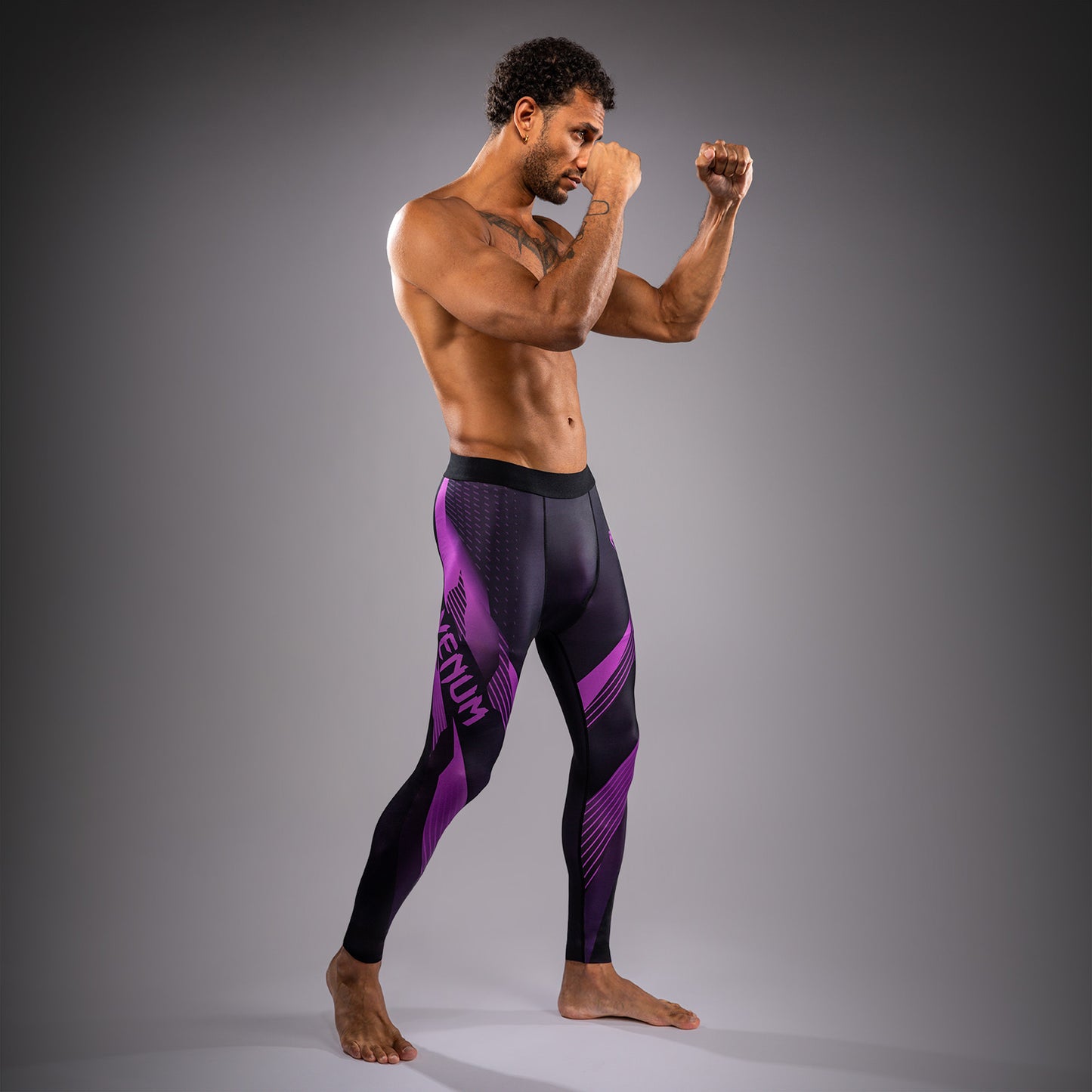 Venum No-Gi 6.0 Spats - Zwart/Paars